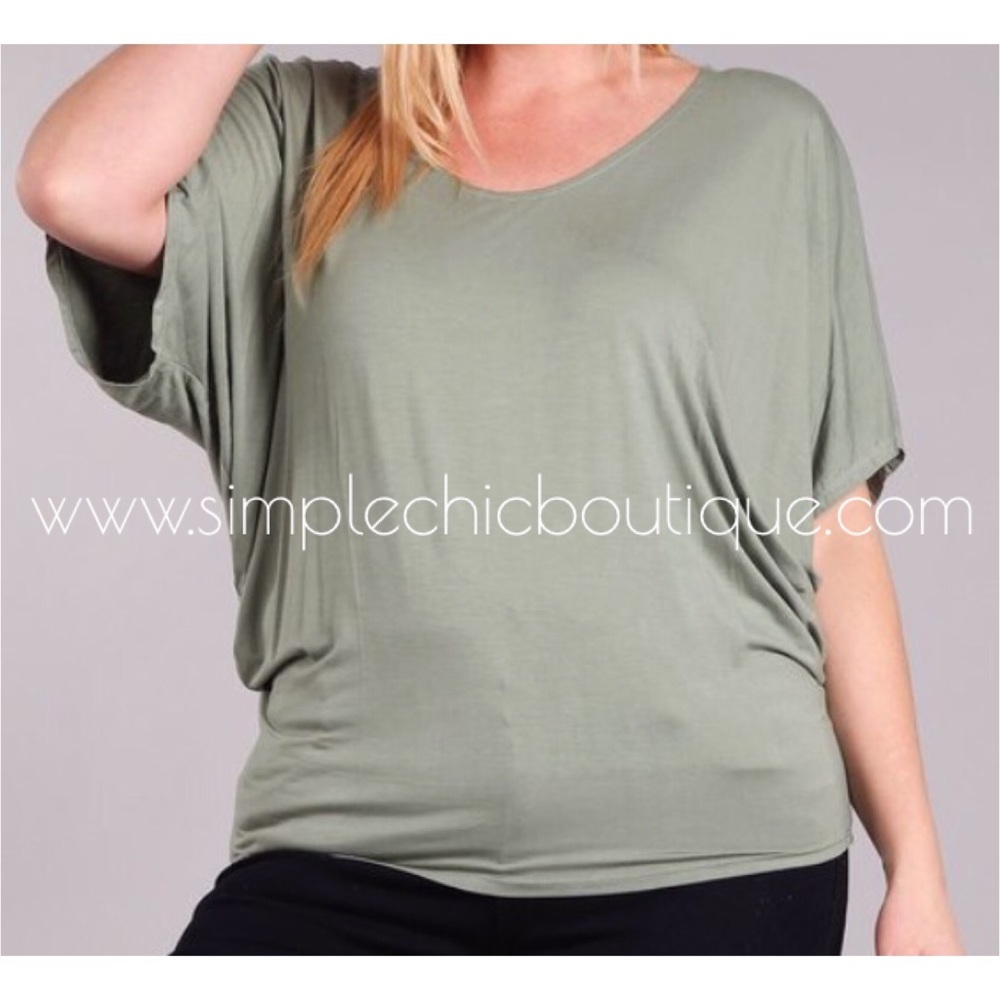 Sage dolman top